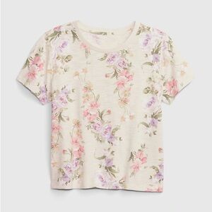 Gap × LoveShackFancy Floral Shrunken T-Shirt